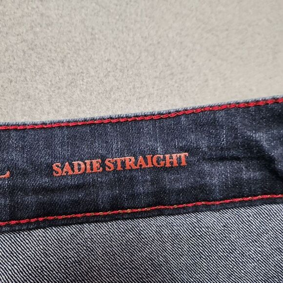 Liverpool Jeans Company Women's Sadie Straight Leg Jeans - Dark Blue Sz 10/30 - Picture 8 of 15